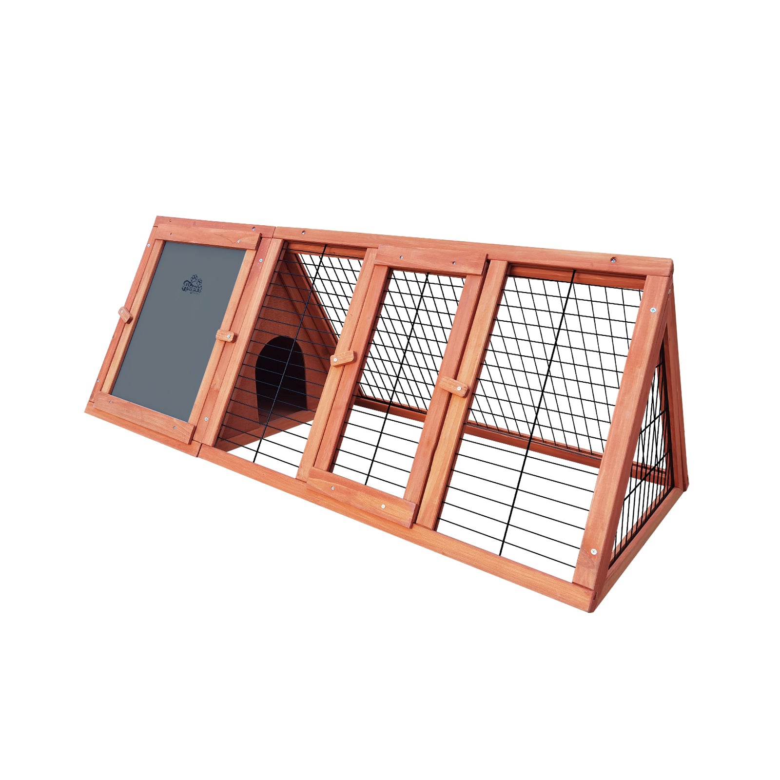 Alopet Rabbit Hutch Bunny House Run Cage Chicken Coop Wooden Outdoor Pet Hutch - Sunyee