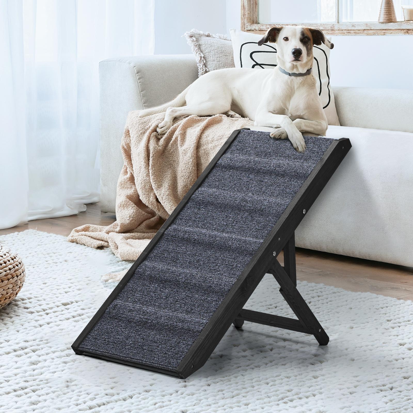 Alopet Dog Pet Ramp Adjustable Height Dogs Stairs Bed Sofa Car Foldable 90cm - Sunyee