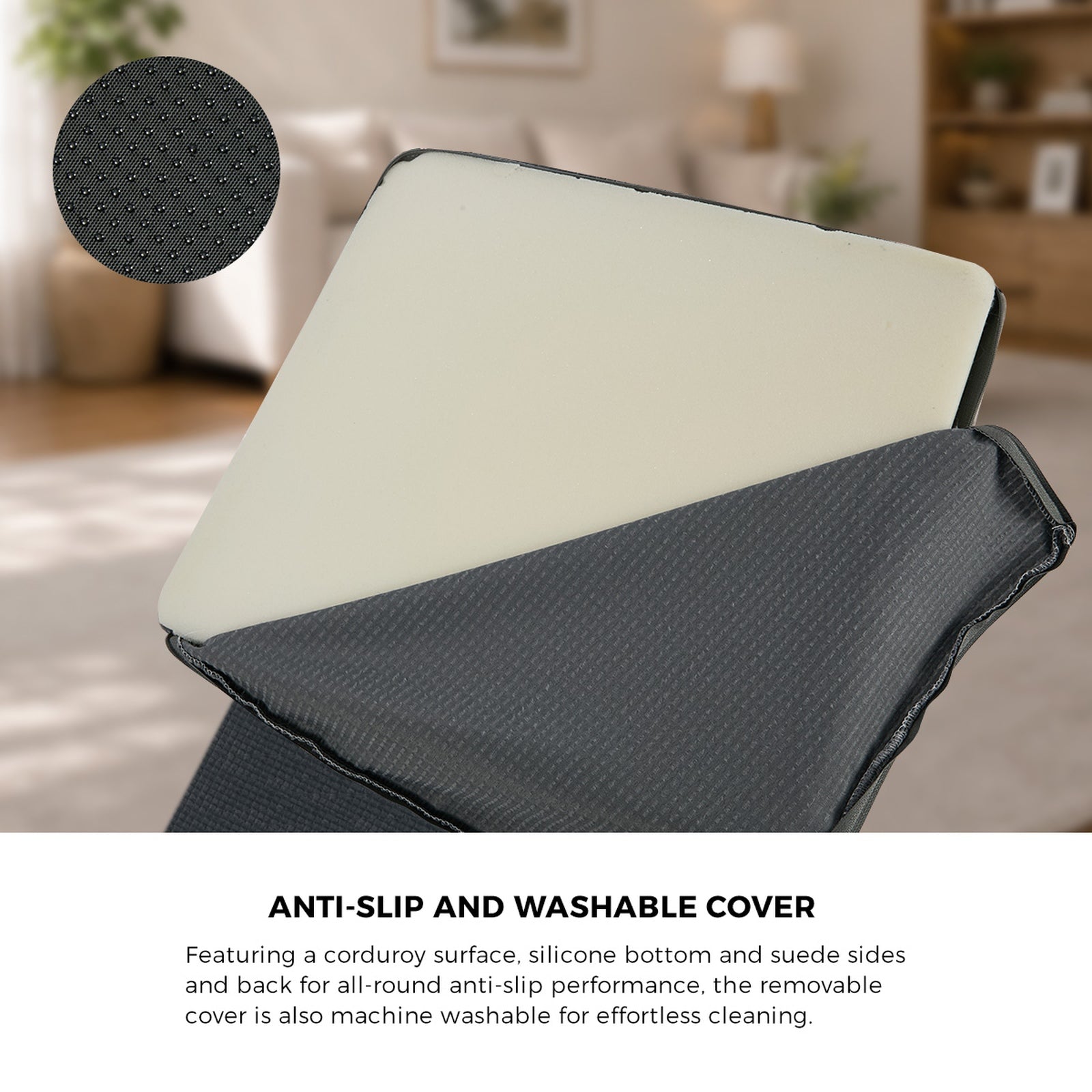 Alopet Pet Ramp Foam Dog Cover Stairs Washable Ladder For Bed Sofa Car 4 Steps