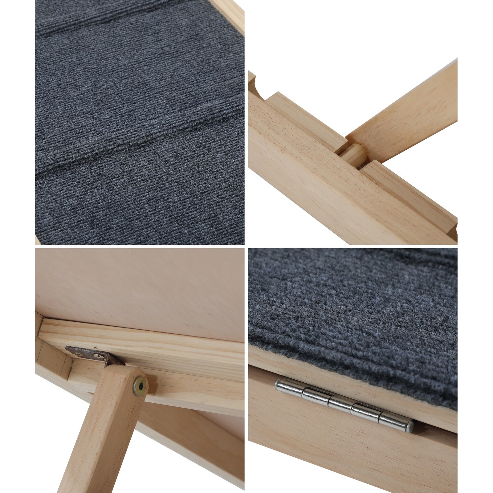 Alopet Dog Pet Ramp Adjustable Height Stairs Bed Sofa Car Foldable 100cm - Sunyee