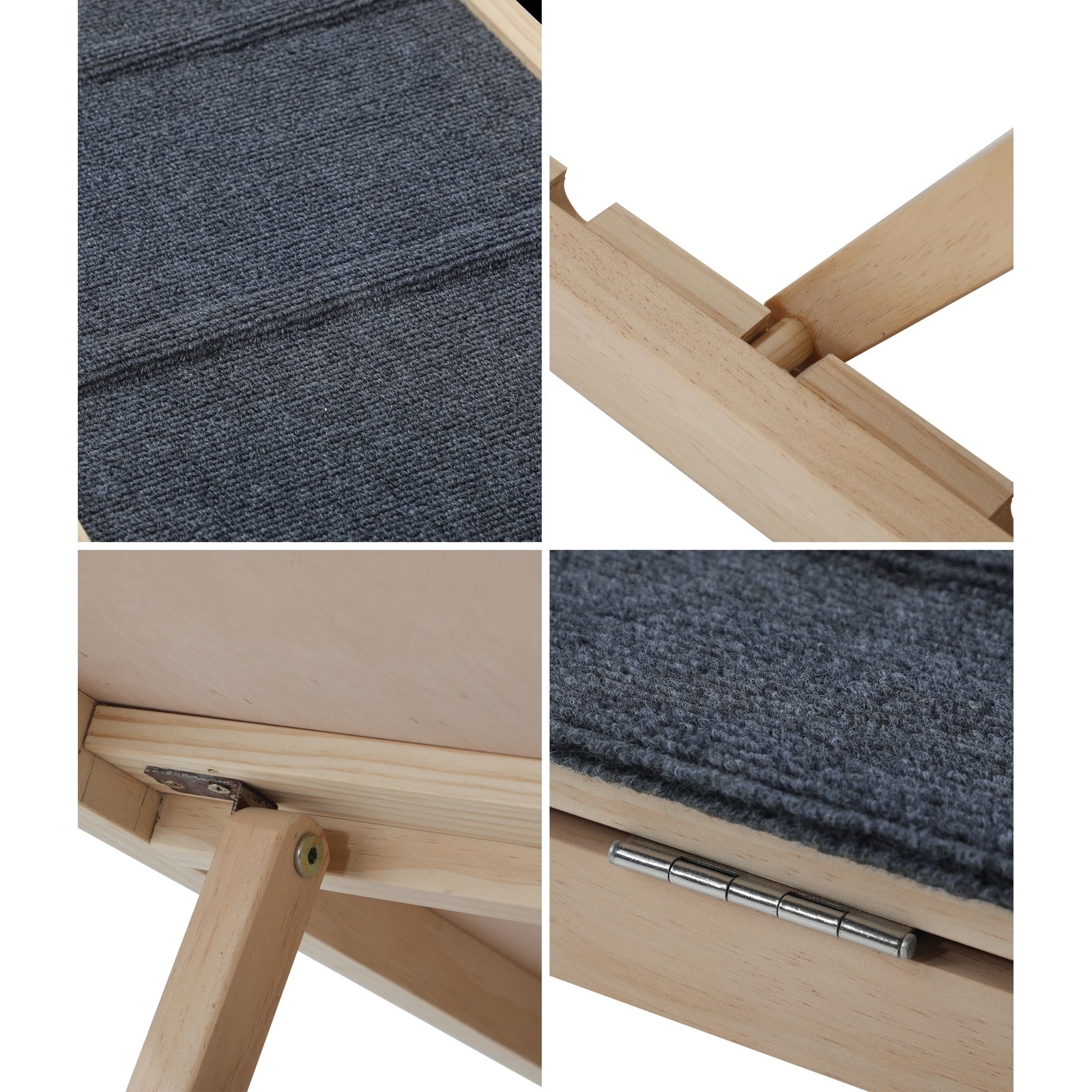 Alopet Dog Pet Ramp Adjustable Height Stairs Bed Sofa Car Foldable 70cm - Sunyee