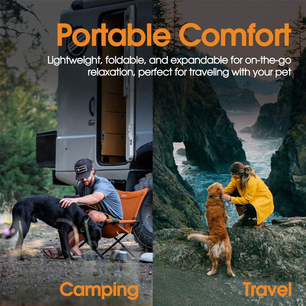 Petzly Memory Foam Dog Bed Pet Sofa Calming Bed Washable Removable Grey XX Large - Sunyee