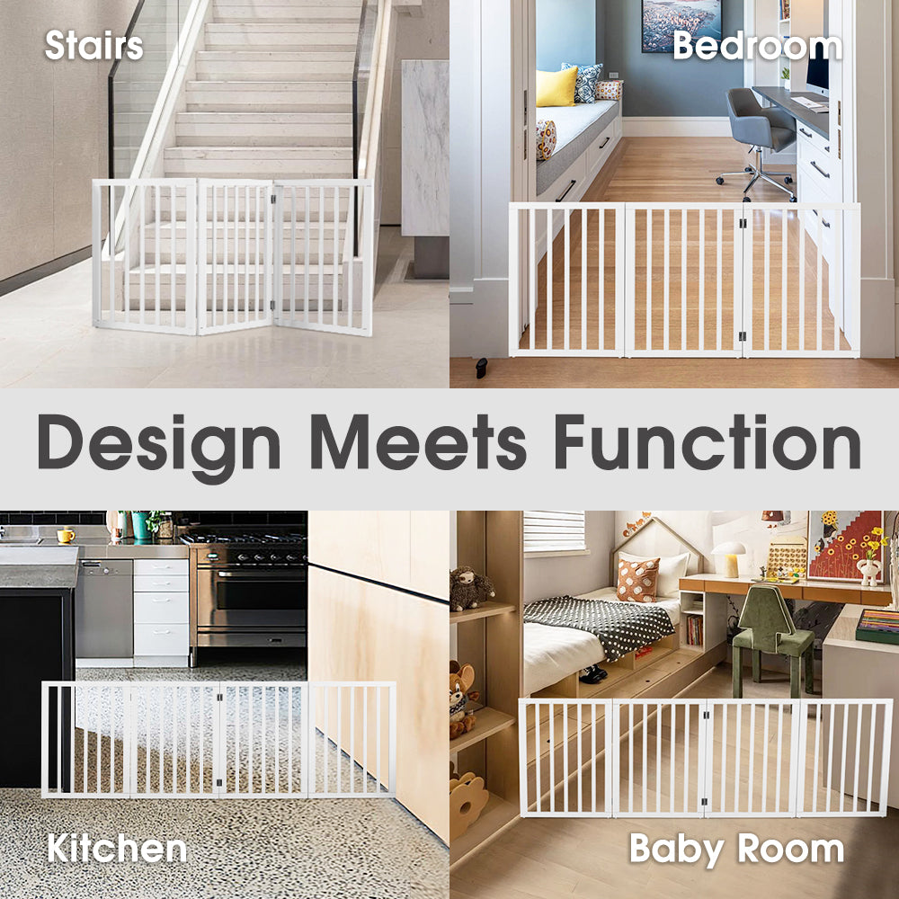 Petzly Pet Gate Dog Fence Safety Barrier Security Door - Sunyee