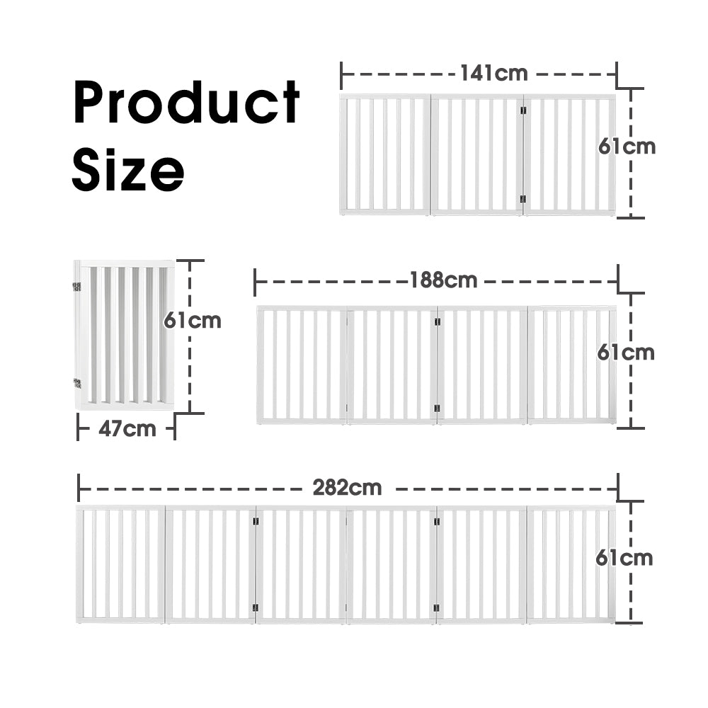 Petzly Pet Gate Dog Fence Safety Barrier Security Door - Sunyee