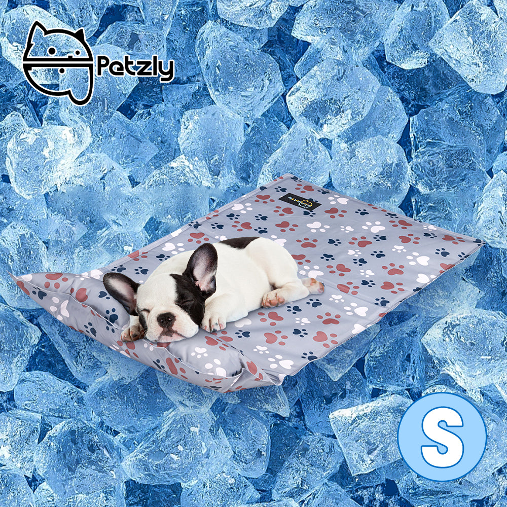 Petzly Pet Cooling Mat Dog Cat Bed Non-Toxic Cooling Dog Summer Pad S/M/L/XL - Sunyee