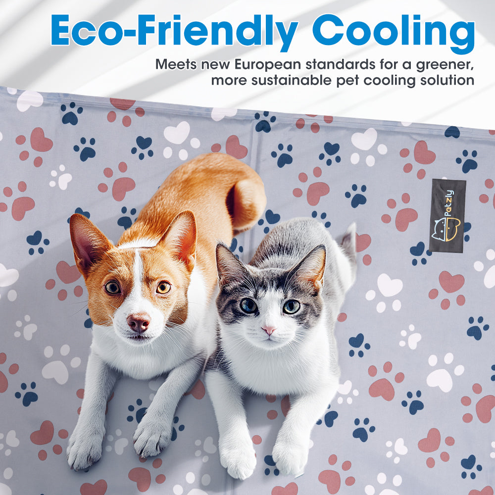 Petzly Pet Cool Gel Mat Dog Cat Bed Non-Toxic Cooling Dog Summer Pad 80x135CM - Sunyee
