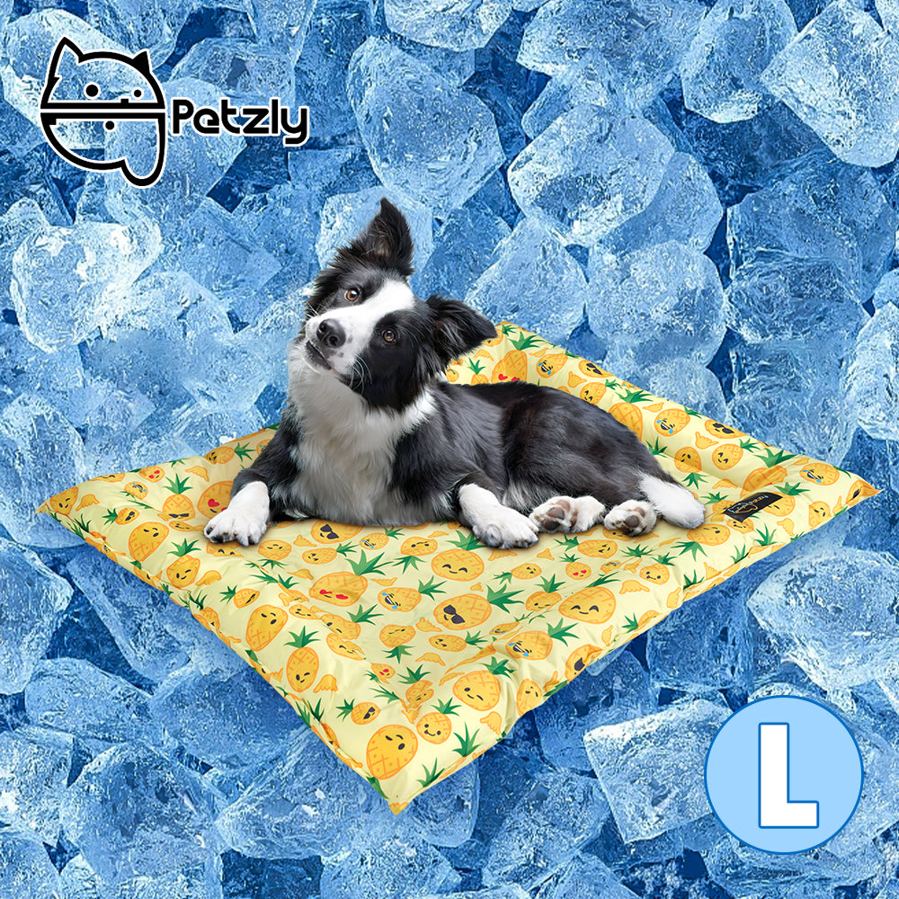 Petzly Pet Cool Gel Mat Dog Cat Bed Non-Toxic Cooling Dog Summer Pad 76x116CM - Sunyee