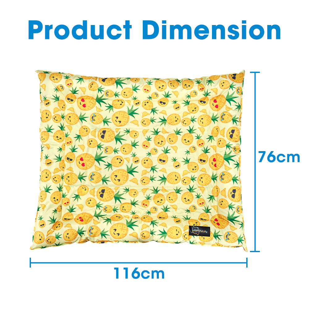 Petzly Pet Cool Gel Mat Dog Cat Bed Non-Toxic Cooling Dog Summer Pad 76x116CM - Sunyee