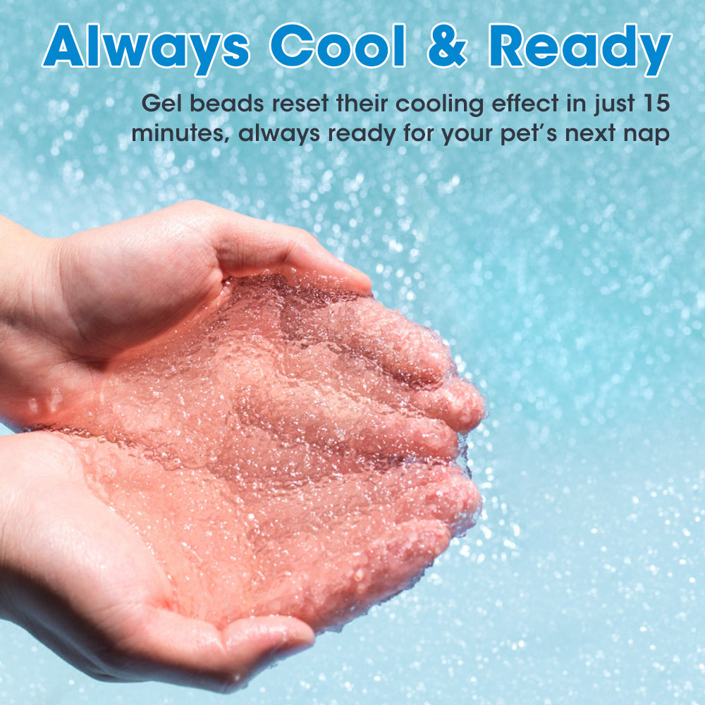 Petzly Pet Cool Gel Mat Dog Cat Bed Non-Toxic Cooling Dog Summer Pad 78x93CM - Sunyee