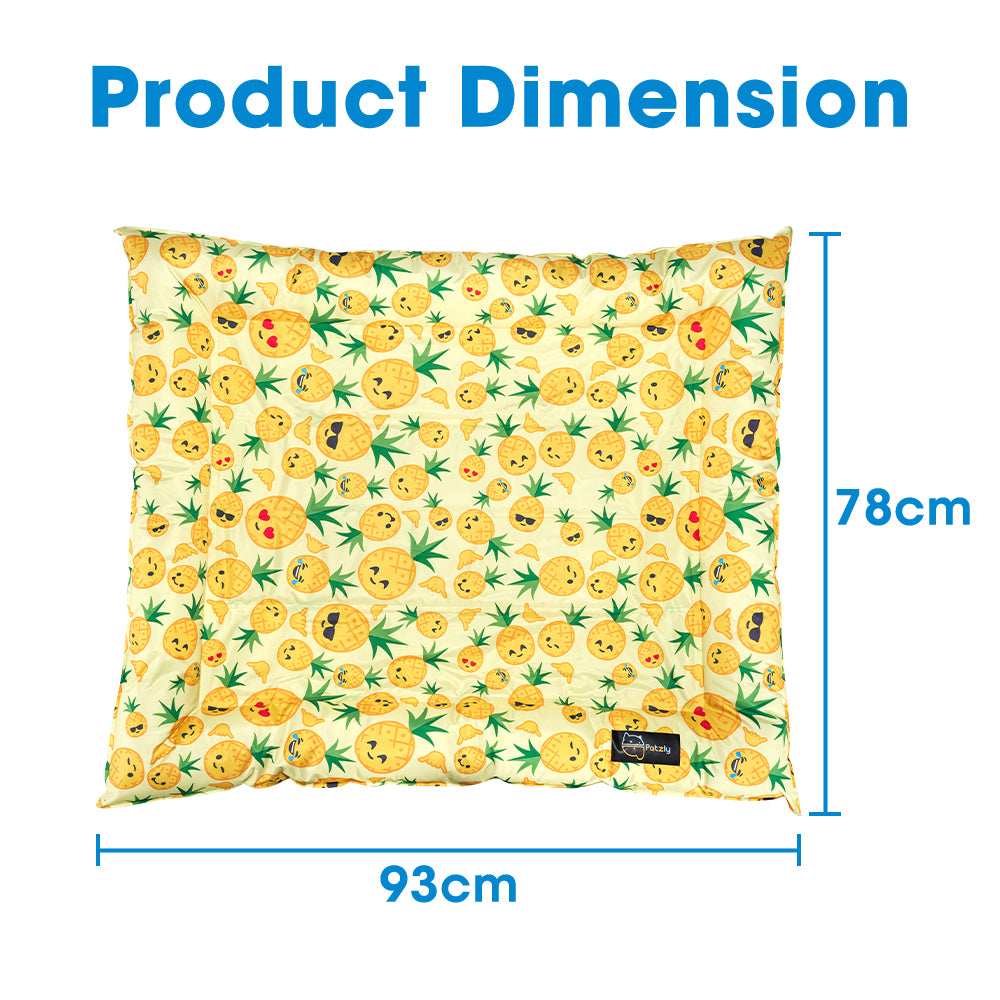 Petzly Pet Cool Gel Mat Dog Cat Bed Non-Toxic Cooling Dog Summer Pad 78x93CM - Sunyee