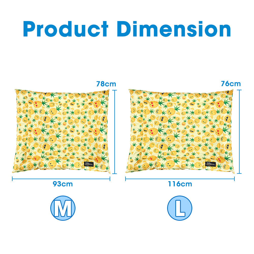 Petzly Pet Cooling Mat Dog Cat Bed Non-Toxic Cooling Dog Summer Pad M/L - Sunyee