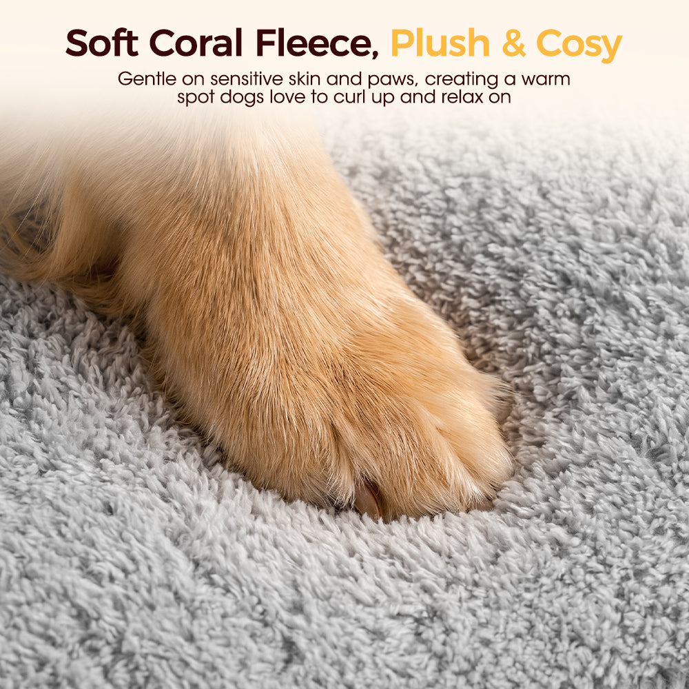 Petzly Dog Bed Mat for Pet Machine Washable Cover Waterproof Liner