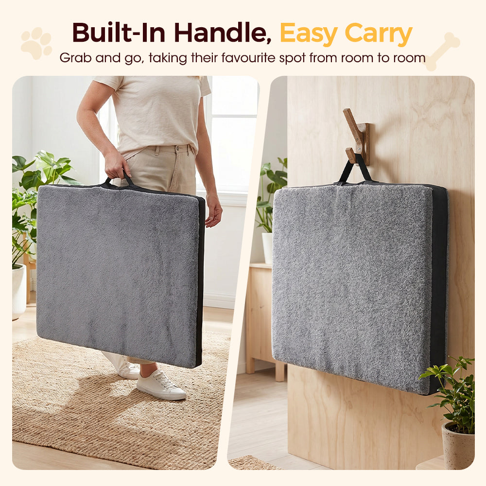 Petzly Dog Bed Mat for Pet Machine Washable Cover Waterproof Liner