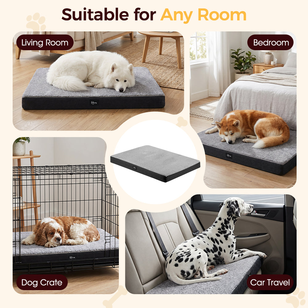 Petzly Dog Bed Mat for Pet Machine Washable Cover Waterproof Liner