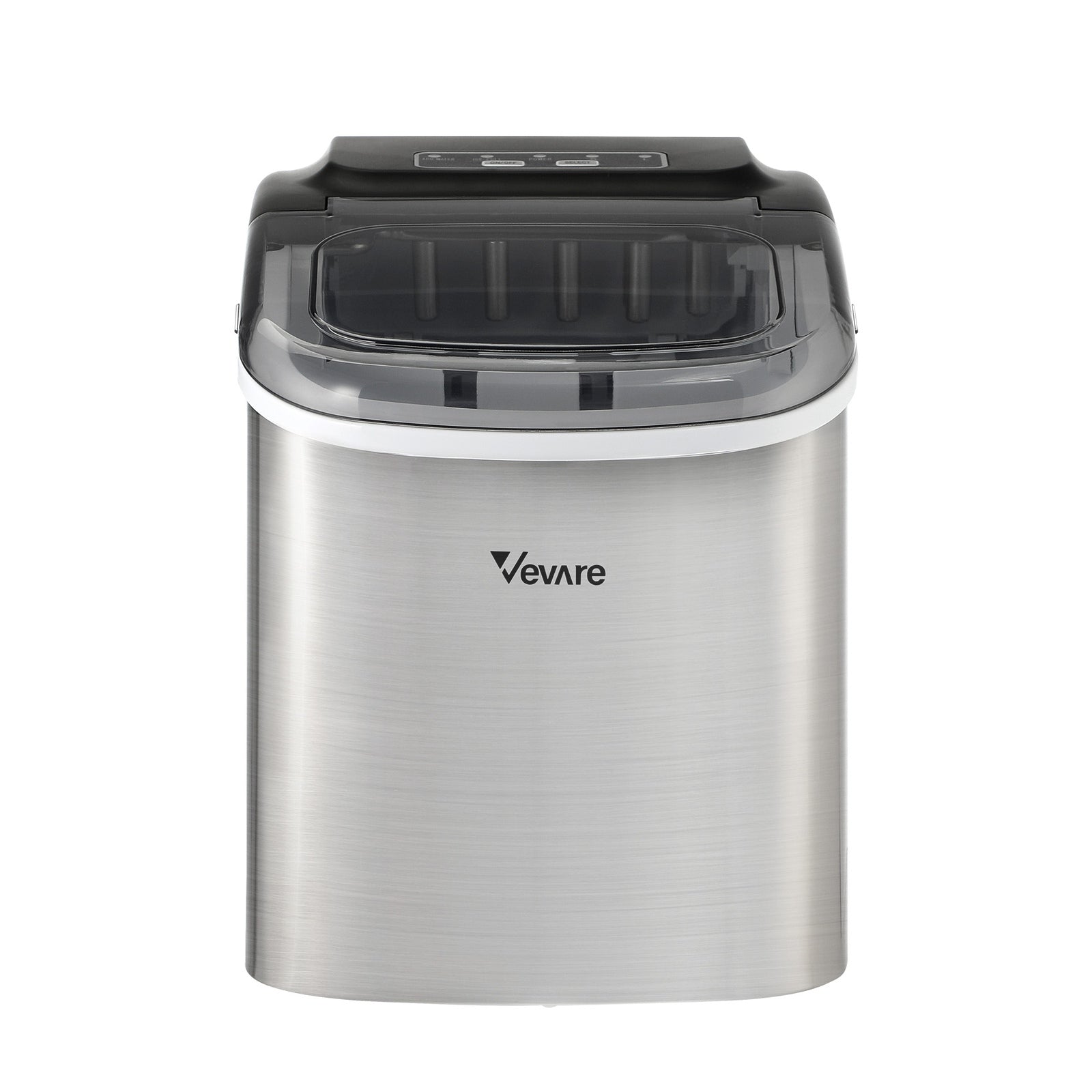 Vevare Portable Ice Maker Machine Ice Cube Tray 12kg Bar Countertop Stainless - Sunyee