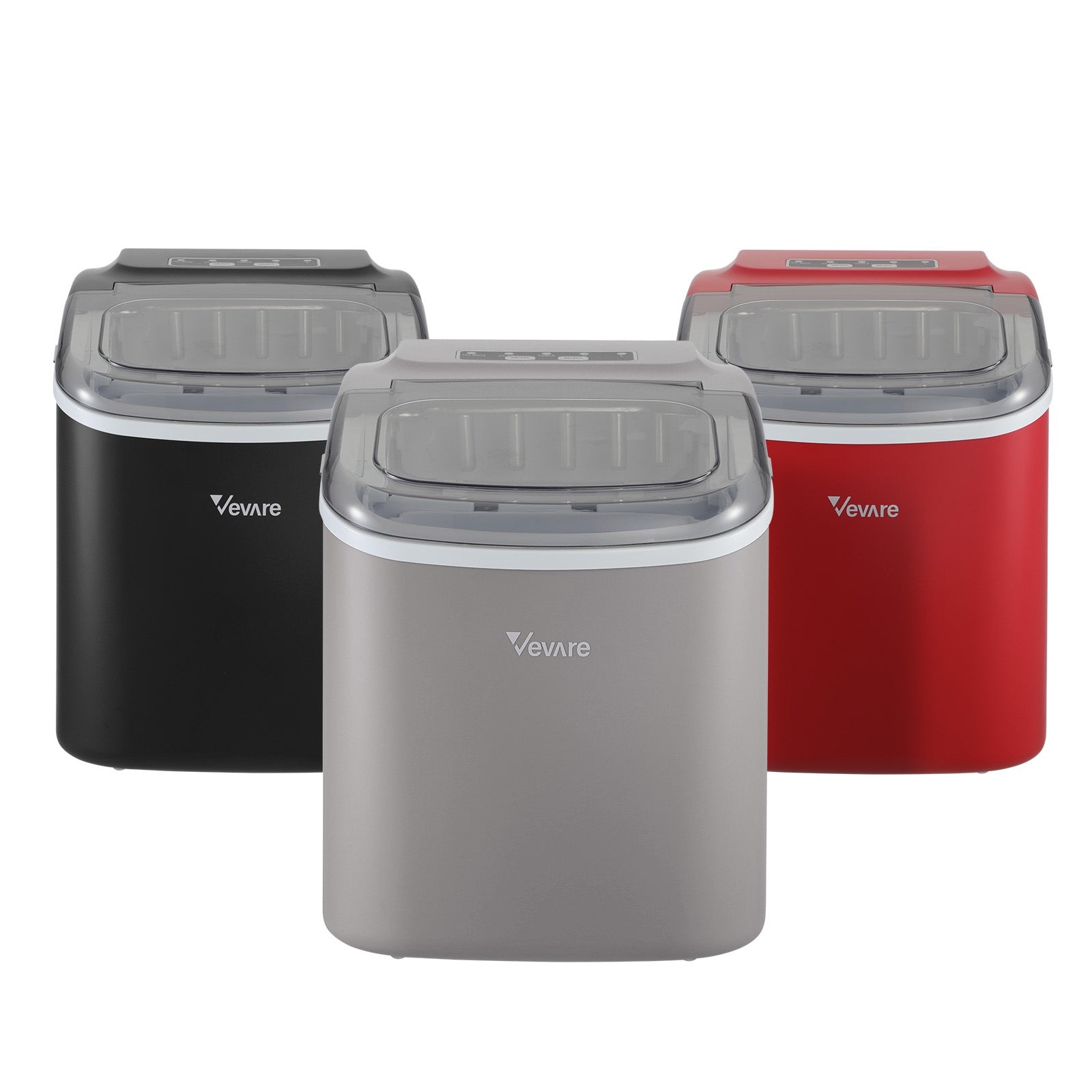 Vevare Portable Ice Maker Machine Ice Cube Tray 12kg Bar Countertop - Sunyee
