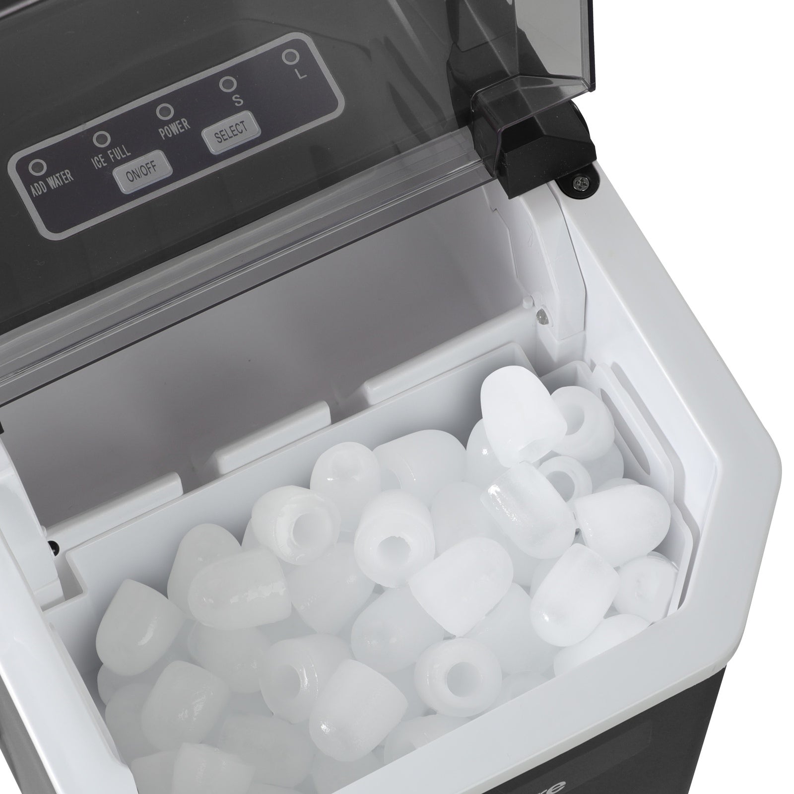Vevare Portable Ice Maker Machine Ice Cube Tray With Handle 12kg Bar Home Black - Sunyee