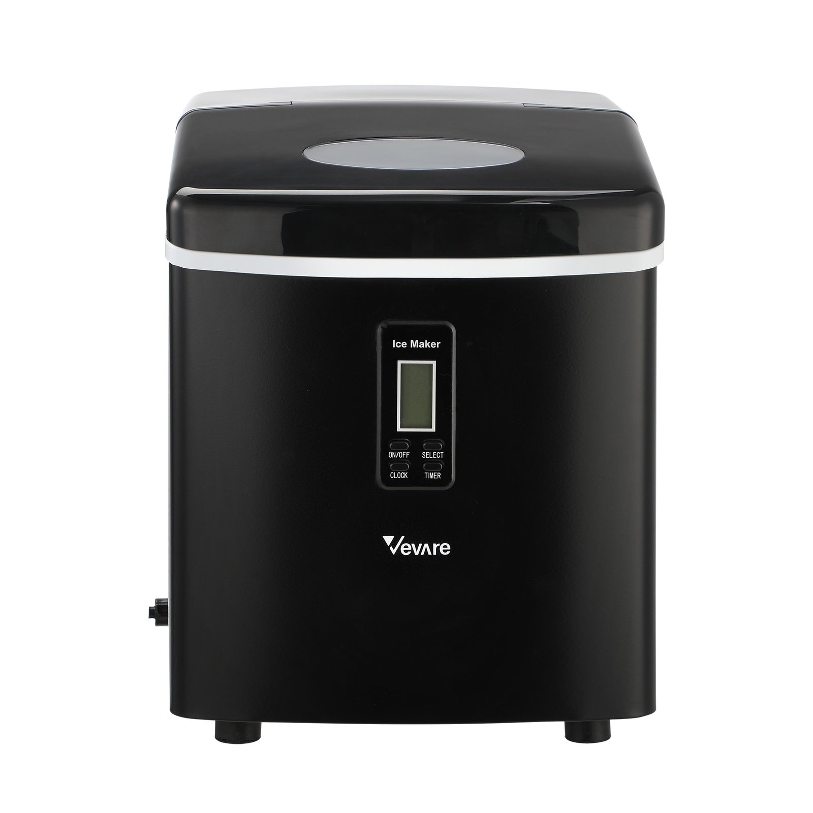 Vevare 3L Portable Ice Maker Machine 15kg Ice Cube Tray Bar Countertop Black - Sunyee