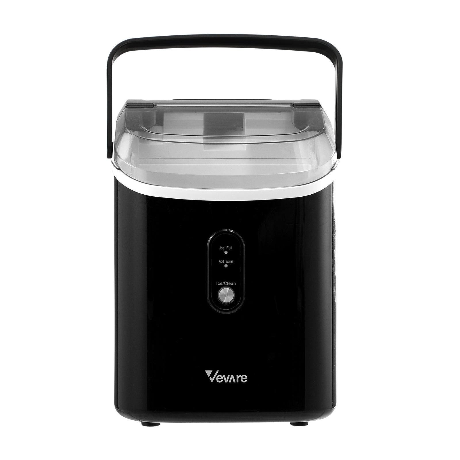Vevare Nugget Ice Maker Portable Machine 15kg Ice Cube Tray Bar Countertop Black - Sunyee