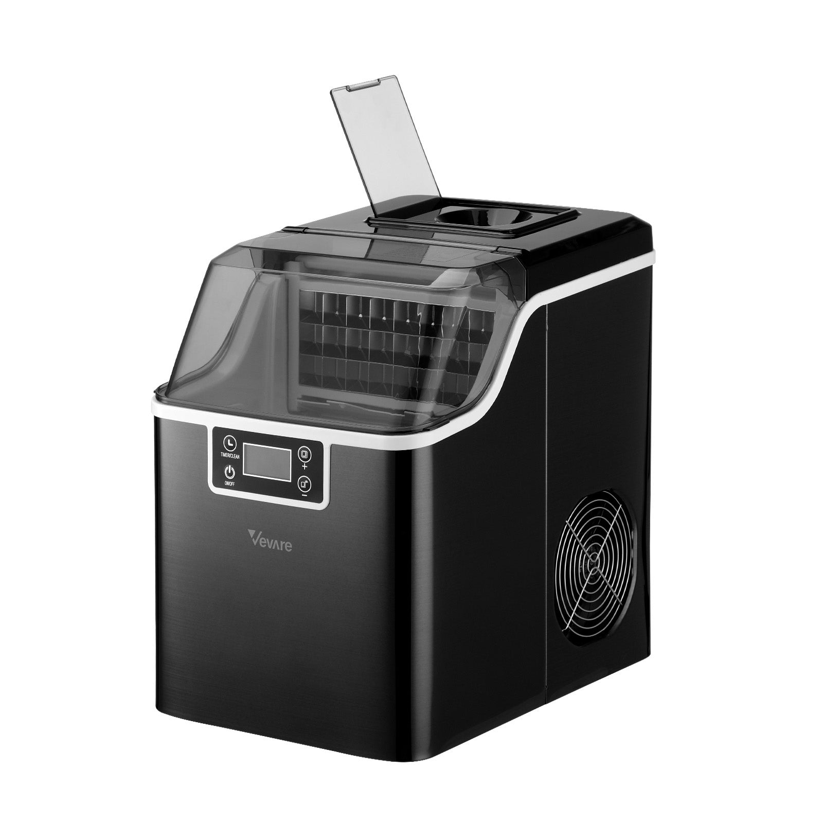 Vevare 3.2L Ice Maker Machine Portable Ice Cube Tray Bar Countertop Stainless - Sunyee