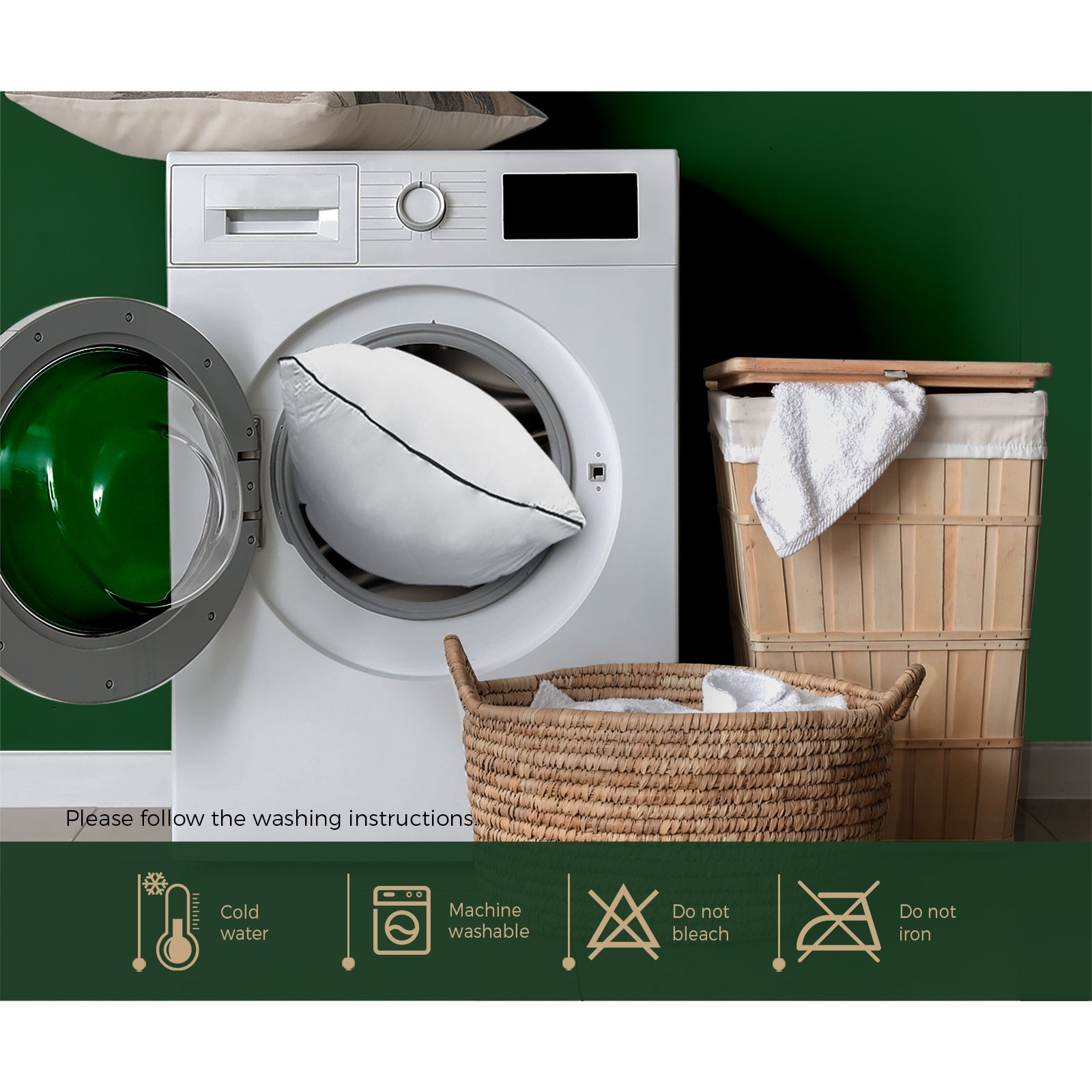 Bedra Microfibre Pillow Hotel Cotton Cover Home Soft Quality Luxury 4pcs 48 x 73cm - Sunyee