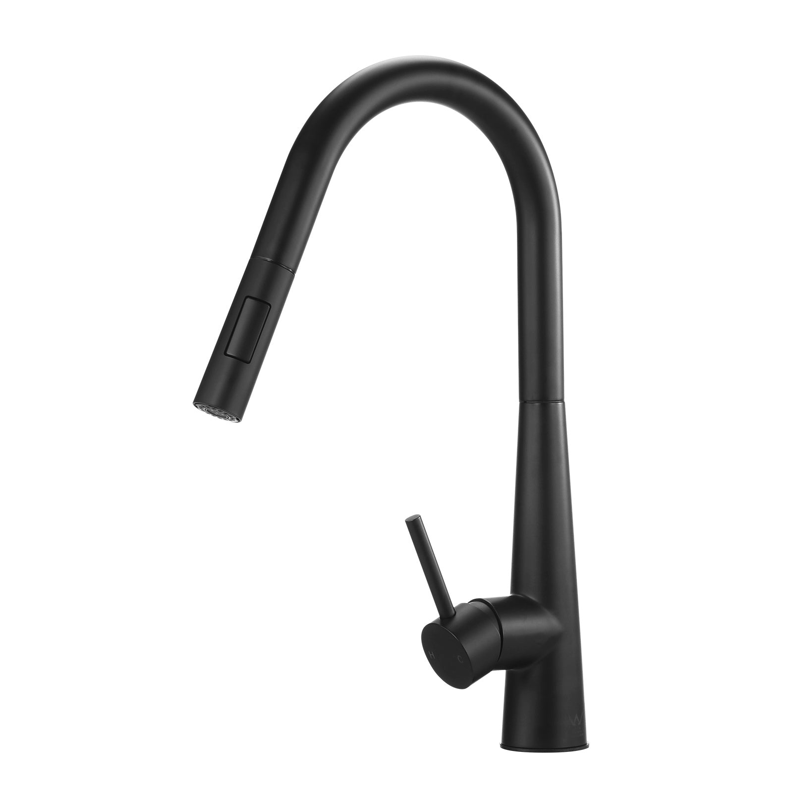 Welba Kitchen Mixer Tap Pull Out Faucet 2-Mode Sink Basin Swivel Black - Sunyee