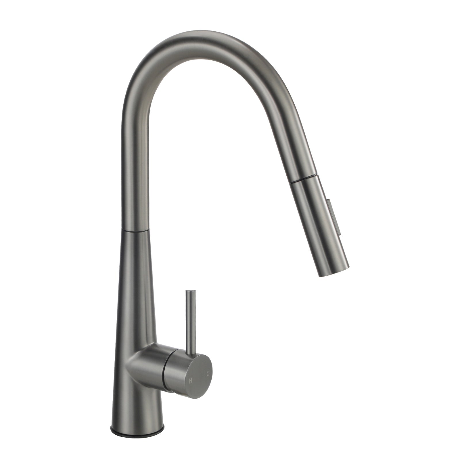 Welba Kitchen Mixer Tap Pull Out Faucet 2-Mode Sink Basin Swivel Grey - Sunyee