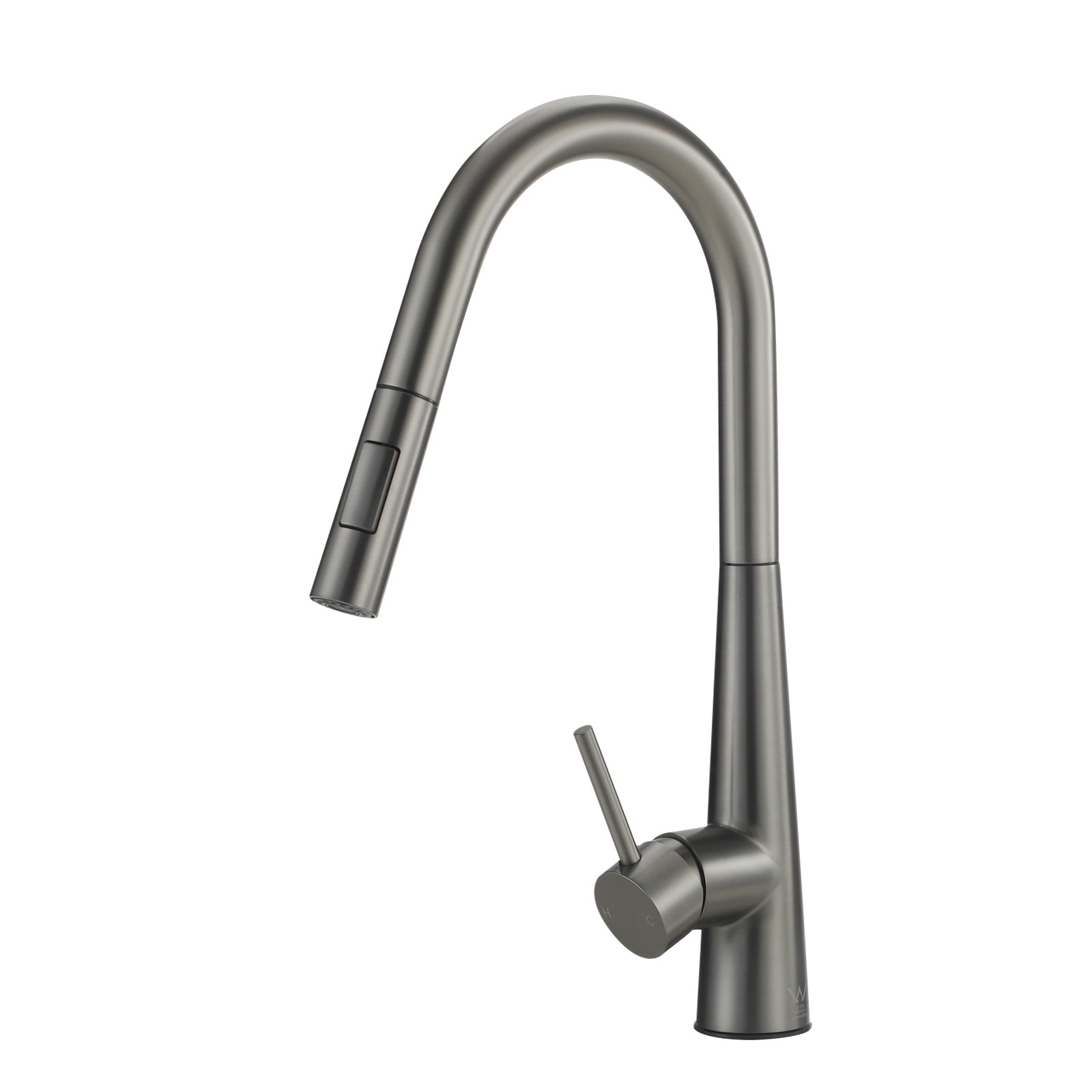 Welba Kitchen Mixer Tap Pull Out Faucet 2-Mode Sink Basin Swivel Grey - Sunyee
