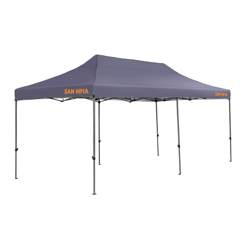 San Hima Portable Gazebo 3m x 6m Folding Pop Up Heavy Duty Steel Frame Camping - Sunyee