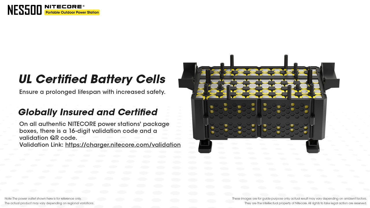 Nitecore NES500 | Portable Power Station 500W AC, 518Wh - Sunyee