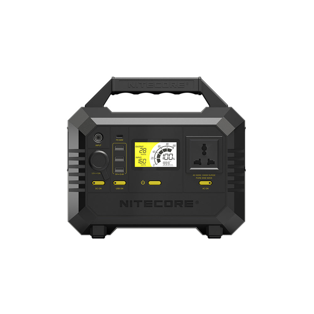 Nitecore NES500 | Portable Power Station 500W AC, 518Wh - Sunyee