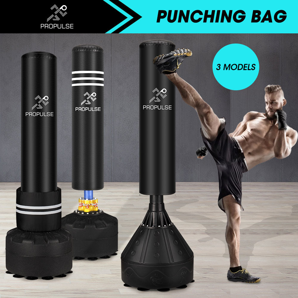 ProPulse Boxing Punching Bag Free Standing Speed Bag Adults Kick Training - Sunyee