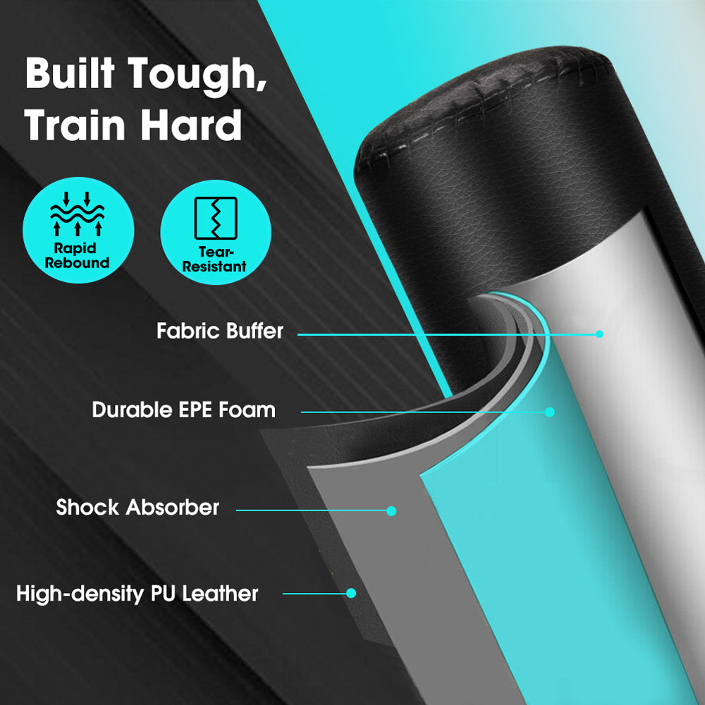 ProPulse Boxing Punching Bag Free Standing Speed Bag Adults Kick Training - Sunyee