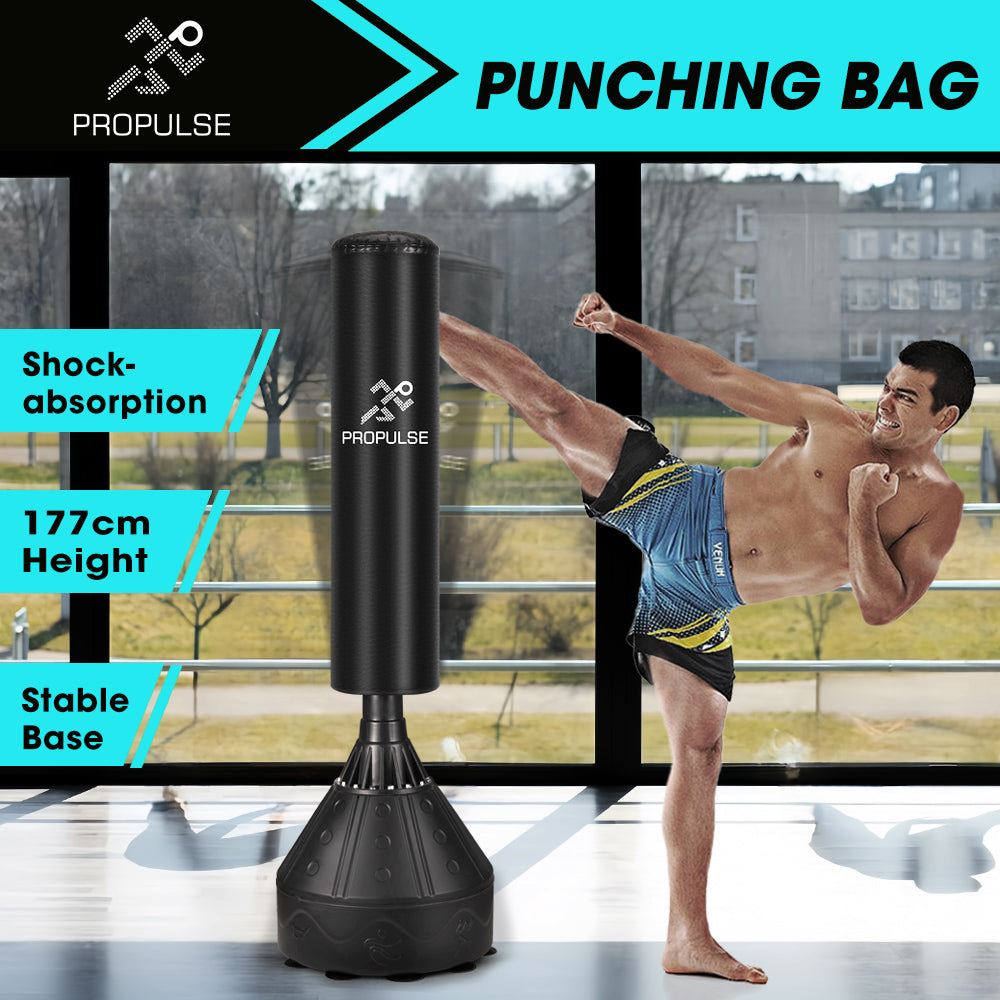 ProPulse Boxing Punching Bag Free Standing Speed Bag Adults Kick Training - Sunyee