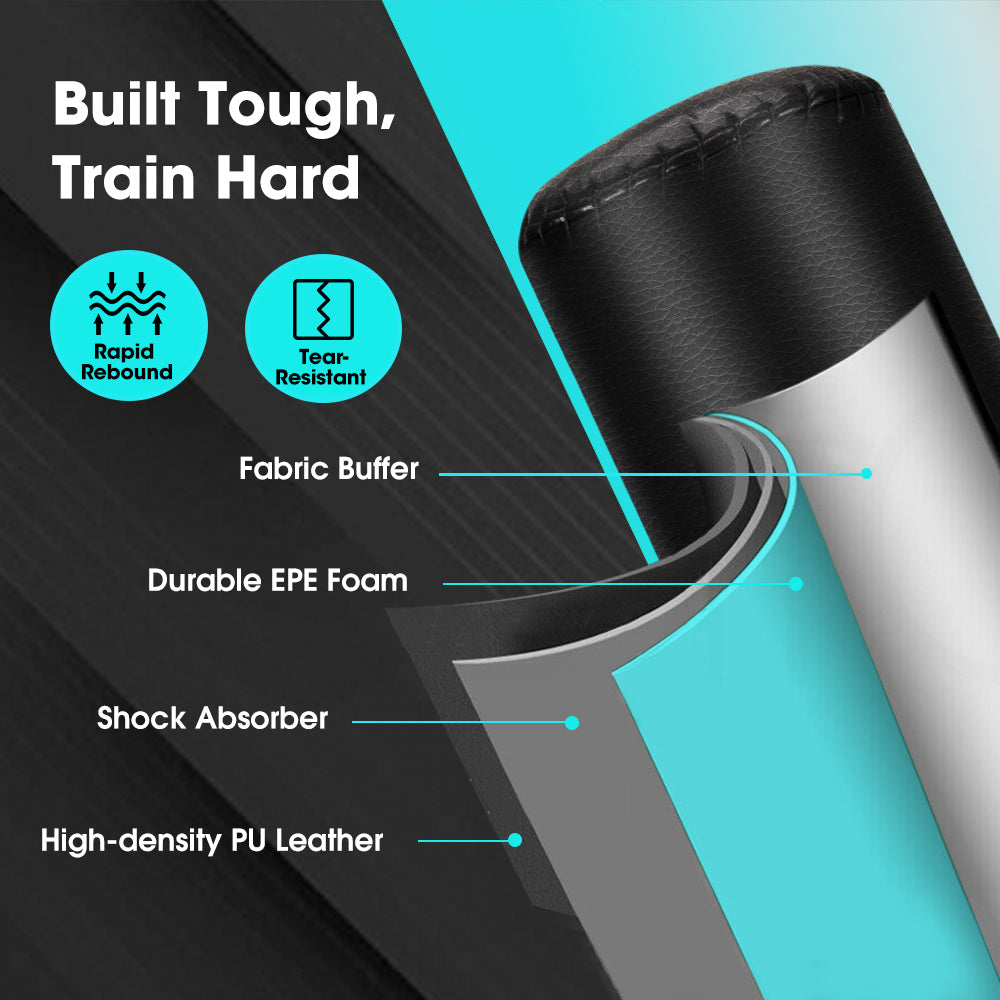 ProPulse Boxing Punching Bag Free Standing Speed Bag Adults Kick Training 176cm - Sunyee