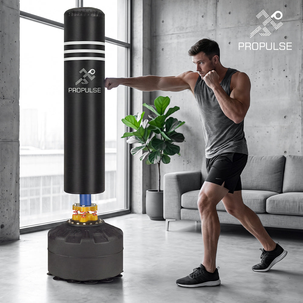 ProPulse Boxing Punching Bag Free Standing Speed Bag Adults Kick Training