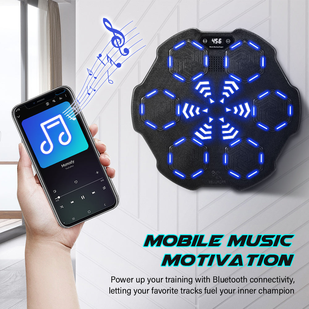 ProPulse Smart Punching Boxing Electronic Music Machine 8 Speeds with Box Gloves - Sunyee