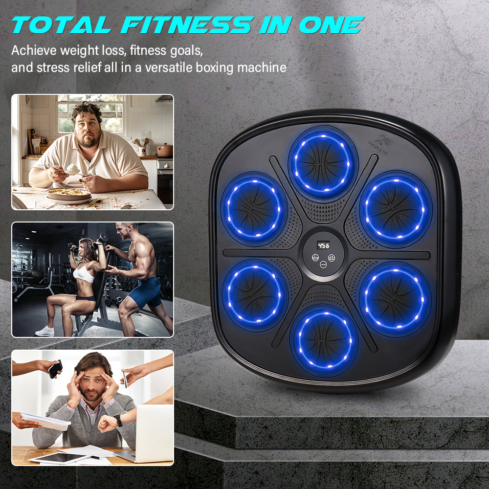 ProPulse Smart Punching Boxing Electronic Music Machine 9 Speeds with Box Gloves - Sunyee