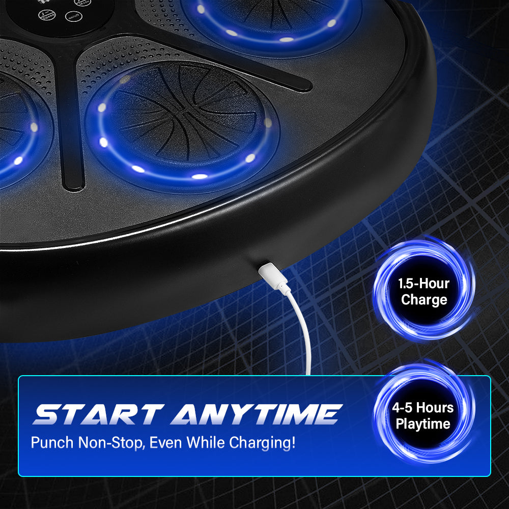 ProPulse Smart Punching Boxing Electronic Music Machine 9 Speeds with Box Gloves - Sunyee