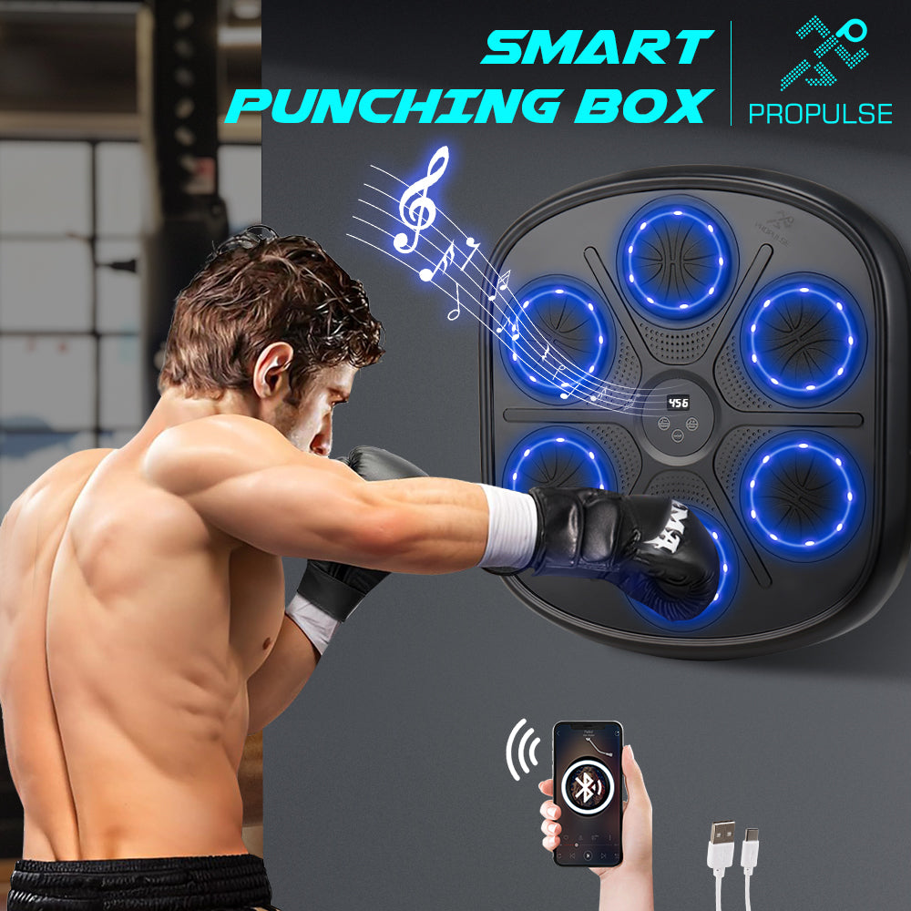 ProPulse Smart Punching Boxing Electronic Music Machine Home Training 9 Speeds - Sunyee