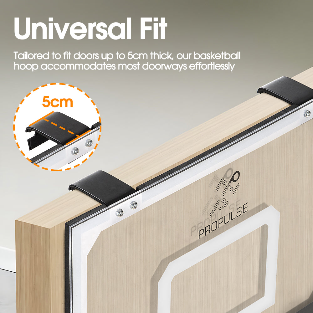 ProPulse Mini Basketball Hoop Door Wall Mounted Kids Sport Backboard Indoor - Sunyee