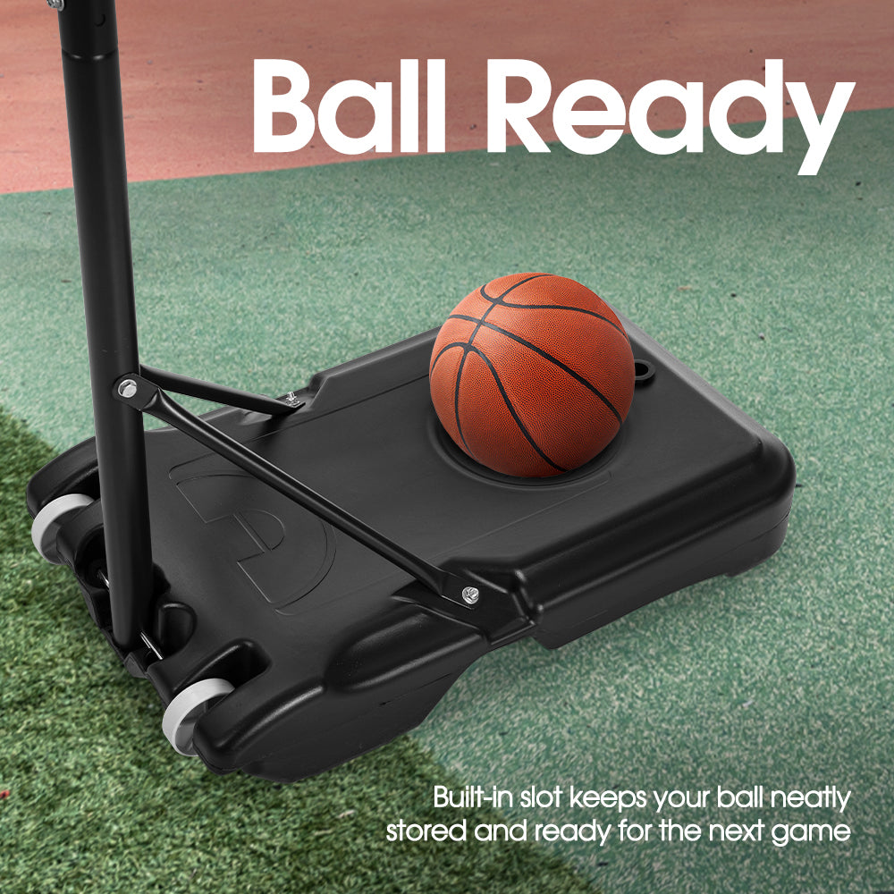 ProPulse Kids Basketball Hoop Stand Portable 1.5M-2.1M Height Adjustable - Sunyee