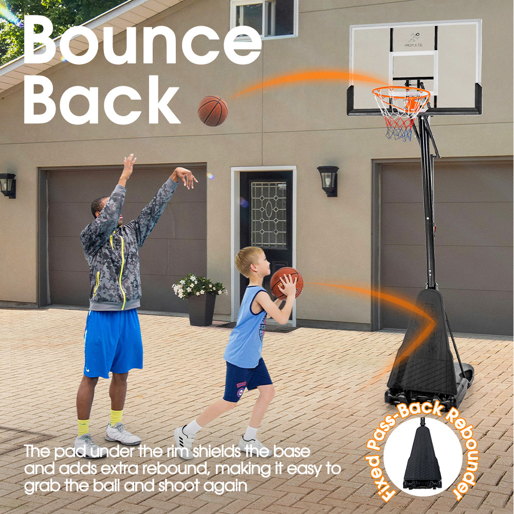 ProPulse Professional Basketball Hoop Stand 2.45M-3.05M Height Adjustable - Sunyee