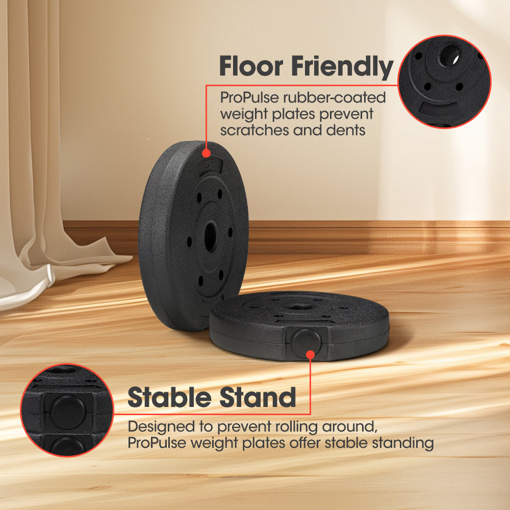 ProPulse Adjustable Dumbbell Barbell Set Home Weights Exercise 15/20/25/40KG - Sunyee