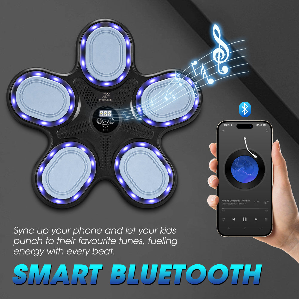 ProPulse Smart Punching Boxing Electronic Music Machine with Box Gloves 9 Speeds - Sunyee