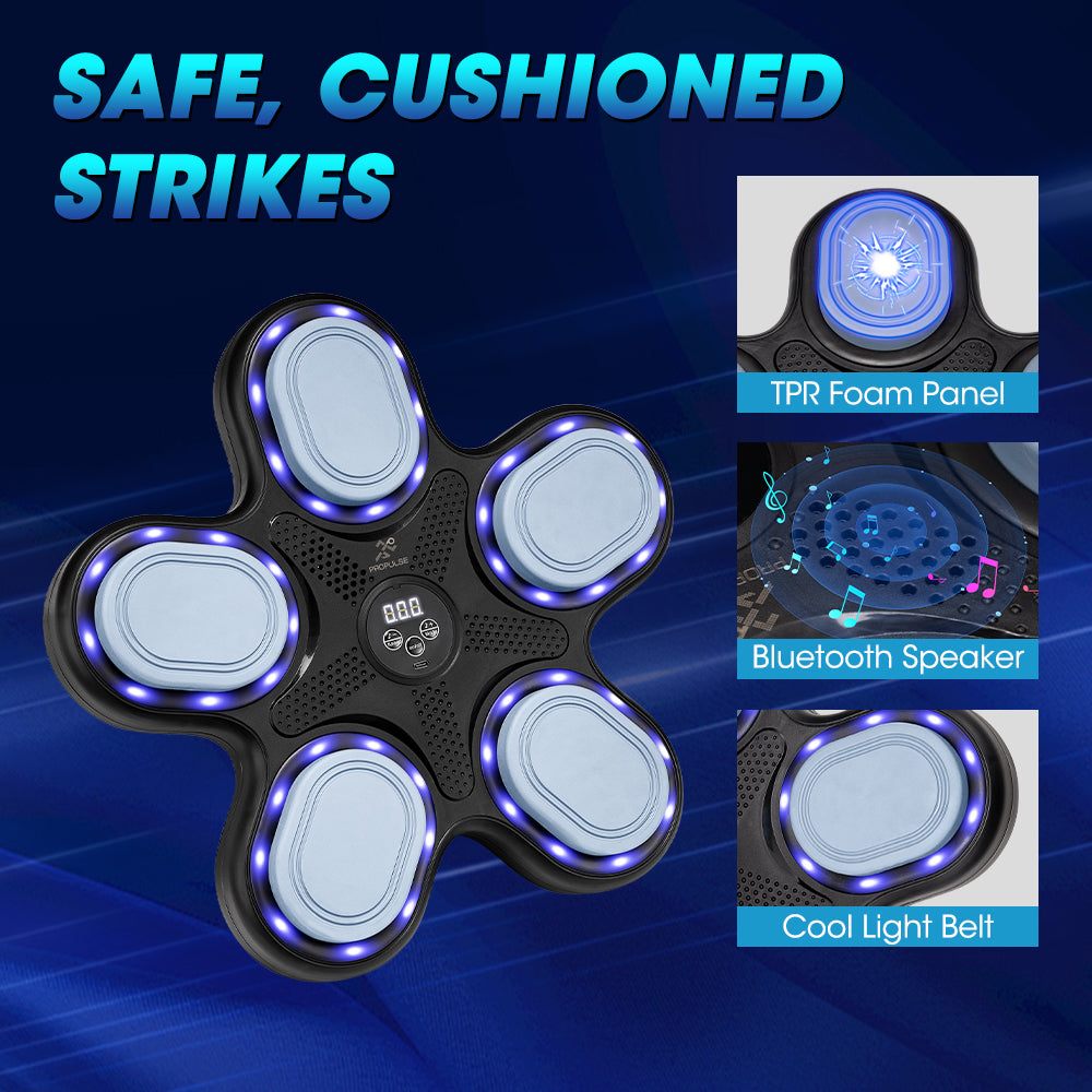 ProPulse Smart Punching Boxing Electronic Music Machine with Box Gloves 9 Speeds - Sunyee