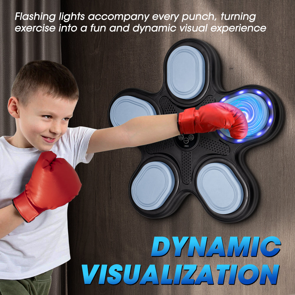 ProPulse Smart Punching Boxing Electronic Music Machine with Box Gloves 9 Speeds - Sunyee