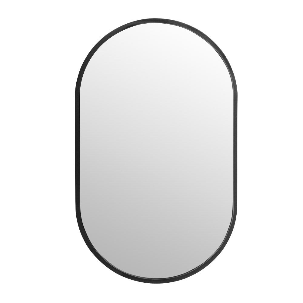 ProPulse Round/Oval Wall Mirror Bathroom Makeup Home Decor Metal Frame - Sunyee