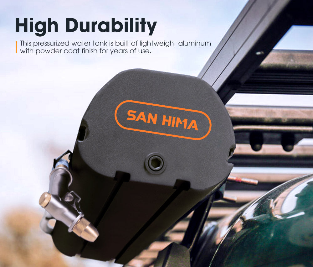 San Hima 30L Pressurized Water Tank Camper Trailers Caravans 4X4 4WD Truck - Sunyee