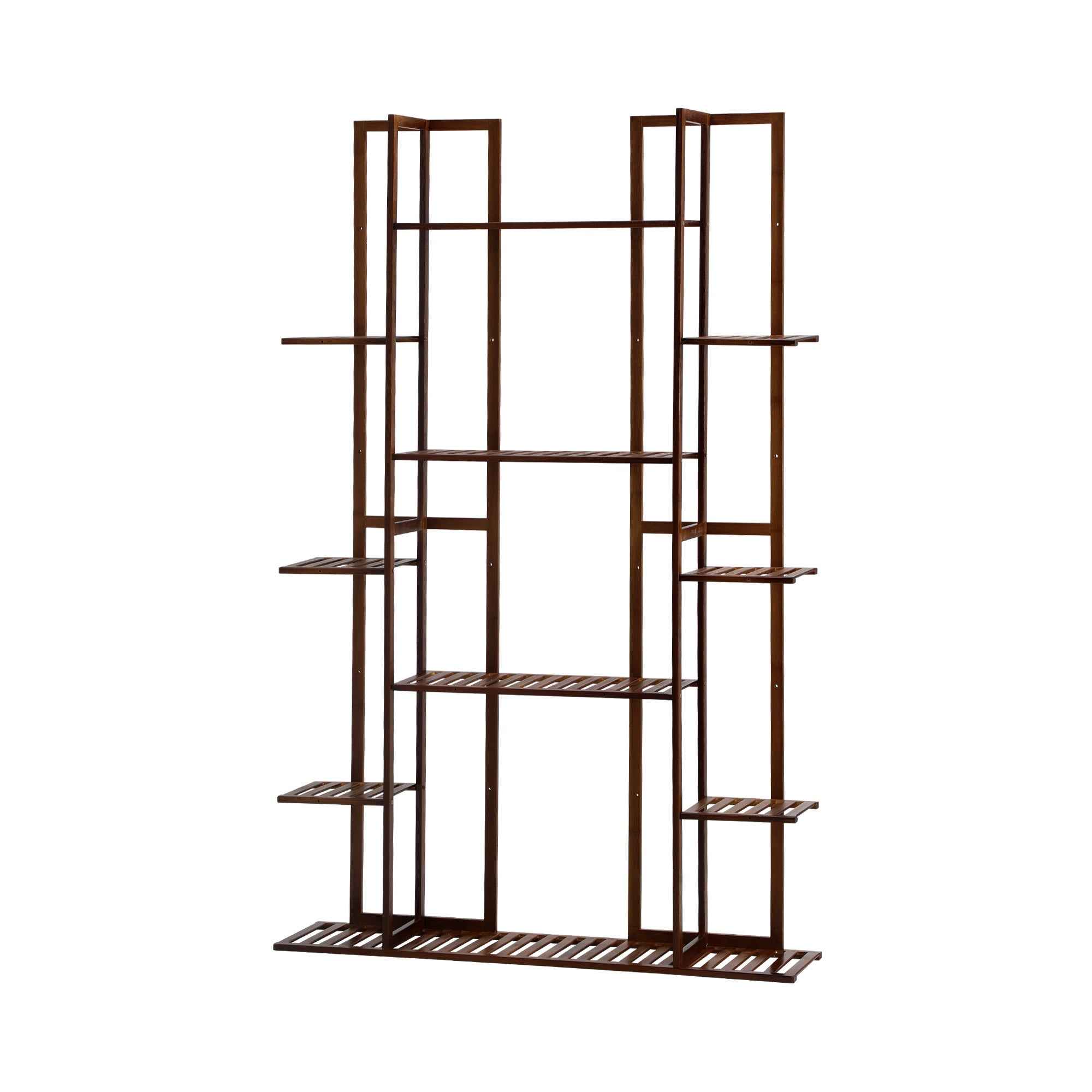 Livsip Plant Stand Bamboo Flower Pots Holder Display Rack 7-tier Planter Shelf - Sunyee